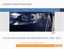 Tablet Screenshot of lackierer-mannheim.de